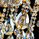 K9 Crystal Candle Chandelier Light: Elegant Decor for Living Room by Ljojo
