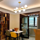 Ljojo Milk White Glass Pendant Lights for Modern Decor Lighting