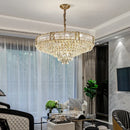 Ljojo Luxury Crystal Chandelier: Elegant Lighting for Living Room, Dining Room, Bedroom