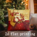 Christmas-themed Pillow Covers Set for Sofa, Bedroom & Car - Ljojo Brand