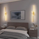 LED Wall Lamp Modern Golden Wall Light Living Room Bedroom Sconce Ljojo Decor