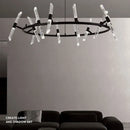 SANDYHA Italian Branch Pendant Light: Nordic Simpel Chandeliers for Restaurant Bedroom Decor