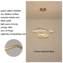Modern Hexagon LED Pendant Light Chandelier for Living Dining Room by Ljojo