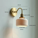 Ljojo Milky White Glass LED Wall Light Sconce Rotate Pull Chain Switch