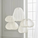 Nordic Simple LED Pendant Light Fabric Chandelier for Living Room by Ljojo