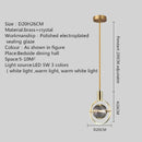 Ljojo Luxury Crystal Chandelier Pendant Light for Home Decor, Bedroom, Restaurant, Bar
