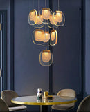 Ljojo Luxury LED Crystal Chandelier for Staircase & Living Room