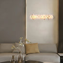 Ljojo Marble Wall Lamp: Luxury Irregular Stone LED Fixture for Indoor Living Room & Dining Room