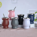 Ljojo 240ml Yerba Mate Stainless Steel Insulated Cup Set with Accessories