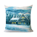 Ljojo Linen Christmas Cushions 45x45 - Modern Home Decor for Living Room and Sofa