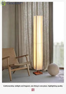 Wabi-sabi LED Floor Lamp for Bedroom Decoration | Hand Knitted Art Chandelier by Ljojo