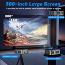 Ljojo™ 4K Android Outdoor Projector Full HD 1080P Home Theater Auto Focus Keystone