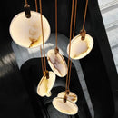 Minimalist Round Marble Pendant Light Modern Chandelier Ljojo
