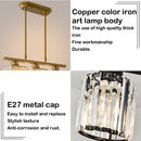 Nordic Modern Luxury Crystal Chandelier Three-Head Hanging Light Fixture for Living Room by Ljojo