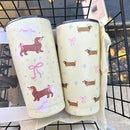 Ljojo 550ml Stainless Steel Thermal Tumbler with Straw - Kawaii Design