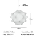 Unique Wabi-Sabi LED Ceiling Chandelier Lamp Modern Silk Pendant Light by Ljojo