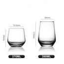 Crystal Highball Glass Set for Beer, Juice, Mojito, Kitchen & Bar - Ljojo Brand