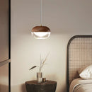 Modern LED Wood Glass Pendant Light for Bedroom, Restaurant, Bar - Ljojo