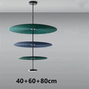 Ljojo Circular Art Decoration Fabric Pendant Light Modern Minimalist Creative Danish Designer Bedroom Dining Room
