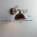 Ljojo LED Wall Sconce Walnut Wood Rotate Stair Light Fixture Nordic Modern Style