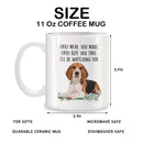 Every Meal & Every Bite Beagle Birthday Christmas Mugs | Ljojo White Ceramic 11 oz