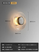 Italian Design LED Cracked Glass Wall Lamp Modern Minimalist Light Fixtures Home Decor Ljojo