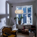 Italian Modern Acrylic Ball Pendant Light | Elegant Hanging Chandelier by Ljojo
