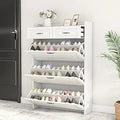 Ljojo™ Shoe Cabinet with 5 Flip and Storage Drawers for Organized Shoe Storage