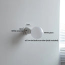 Ljojo LED Ceramic Base Glass Wall Light Fixture for Bathroom Mirror