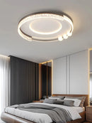 Nordic Led Ceiling Light: Creative Modern Round Fixture for Living Room by Ljojo