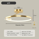 2023 LED Ceiling Lamp: Intelligent Remote Control Circular Design by Ljojo - Bedroom, Aisle, Indoor Lighting