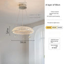 French Style Crystal Chandelier for Modern Luxury Villa Hall - Ljojo