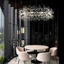 Modern LED Dandelion Gold Round Pendant Lamp for Dinning Living Room by Ljojo