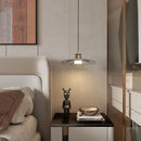Modern Glass Flying Saucer LED Pendant Light Chandelier for Dining Room by Ljojo
