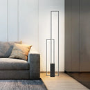 Modern Rectangle LED Floor Lamp Dimmable Standing Light for Living Room by Ljojo