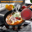 Ljojo 32CM Non-stick Wok Frying Pan Gas Stove Induction Skillet Stone Cookware