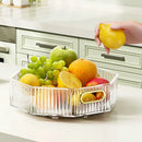 Ljojo Modern Acrylic Fruit Plate Transparent Simple Living Room Decor