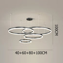 Ljojo Modern Acrylic LED Pendant Light for Living and Dining Room