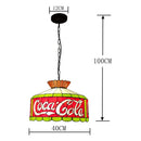 Glass Coca-Cola Pendant Lights Fixtures for Restaurant Bar Beverage Store by Ljojo