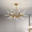 Ljojo Modern LED Branch Chandelier Luxe Dining Room Pendant Light Fixtures