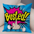 Ljojo Letters Print POP ART Pillowcase - Home Decor Cushion Cover