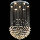 Ljojo Round Crystal Ceiling Chandelier Ball Design Lamp For Living Dining Room