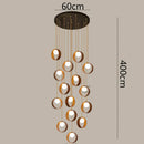 Ljojo LED Pendant Light for Modern Home Decor and Staircase Chandeliers