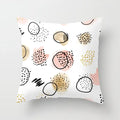 Ljojo Mid Century Geometry Abstract Pillow Case for Home Sofa Decor
