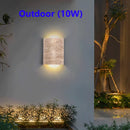 Ljojo Yellow Travertine Wall Sconce Elegant Natural Stone LED Light for Bedroom & Outdoor Decor