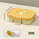 Ljojo Refrigerator Fresh-keeping Box 3/4/6 Grids Onion Garlic Pepper Storage Organizer