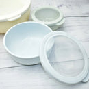 Ljojo Mixing Bowl Set with Lids, Food-Grade Salad Containers, Snack Bowls, Fresh-Keeping Bento Box