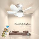 Ljojo 30W/40W LED Ceiling Fan with Remote Control and Dimming Function