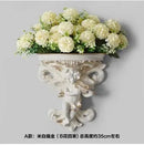 Ljojo™ Music Angel Resin Vase Wall Sticker Ornaments for Home Livingroom Wall Decoration