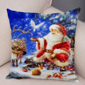 Christmas Santa Claus Pillowcase - Ljojo Christmas Day Party Sofa Decoration Gift